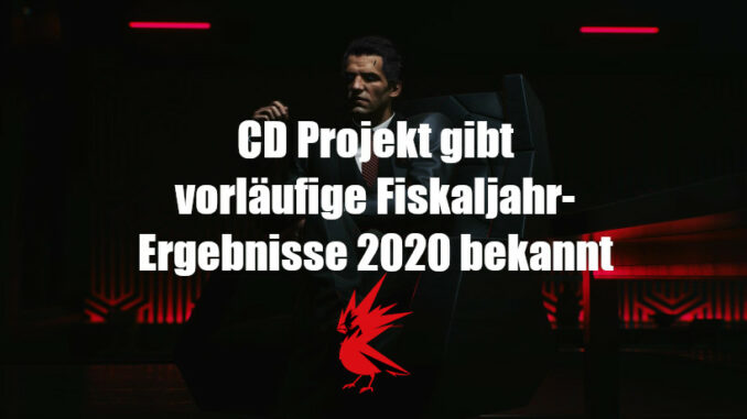 CD Projekt Fiskaljahr 2020