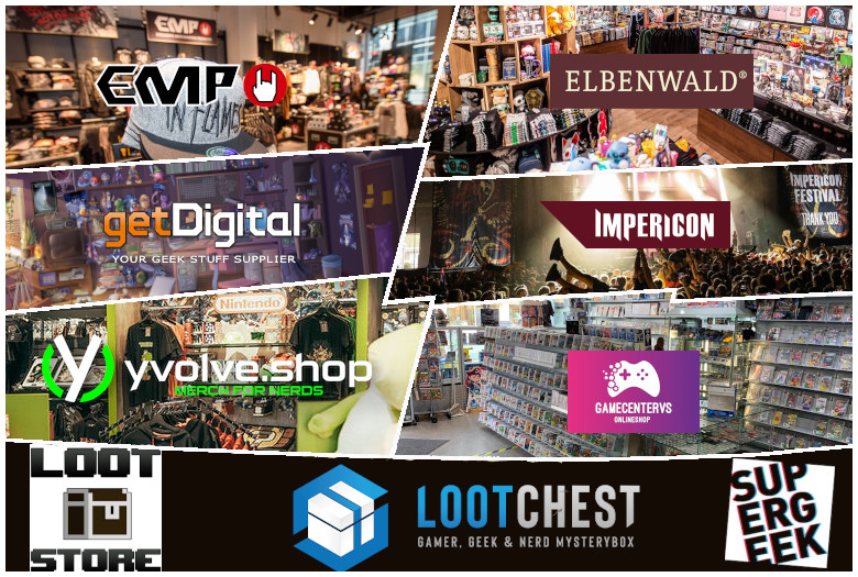 Gaming Merchandise: Die besten Shops für Gamer, Nerds & Videospiel-Fans Gaming Merchandise Shops