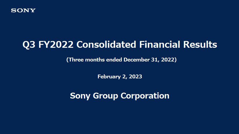 Q3 FY 2022: Sony mit Rekordquartal im Gaming-Segment