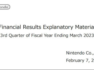 Nintendo Q3 2023 Zahlen