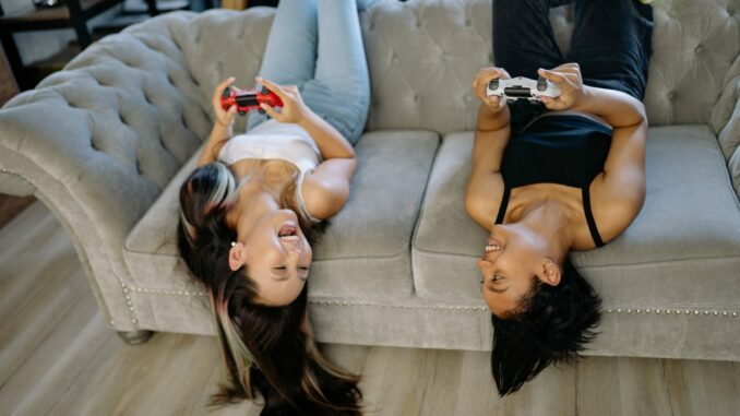 Videospiele für Mädelsabend