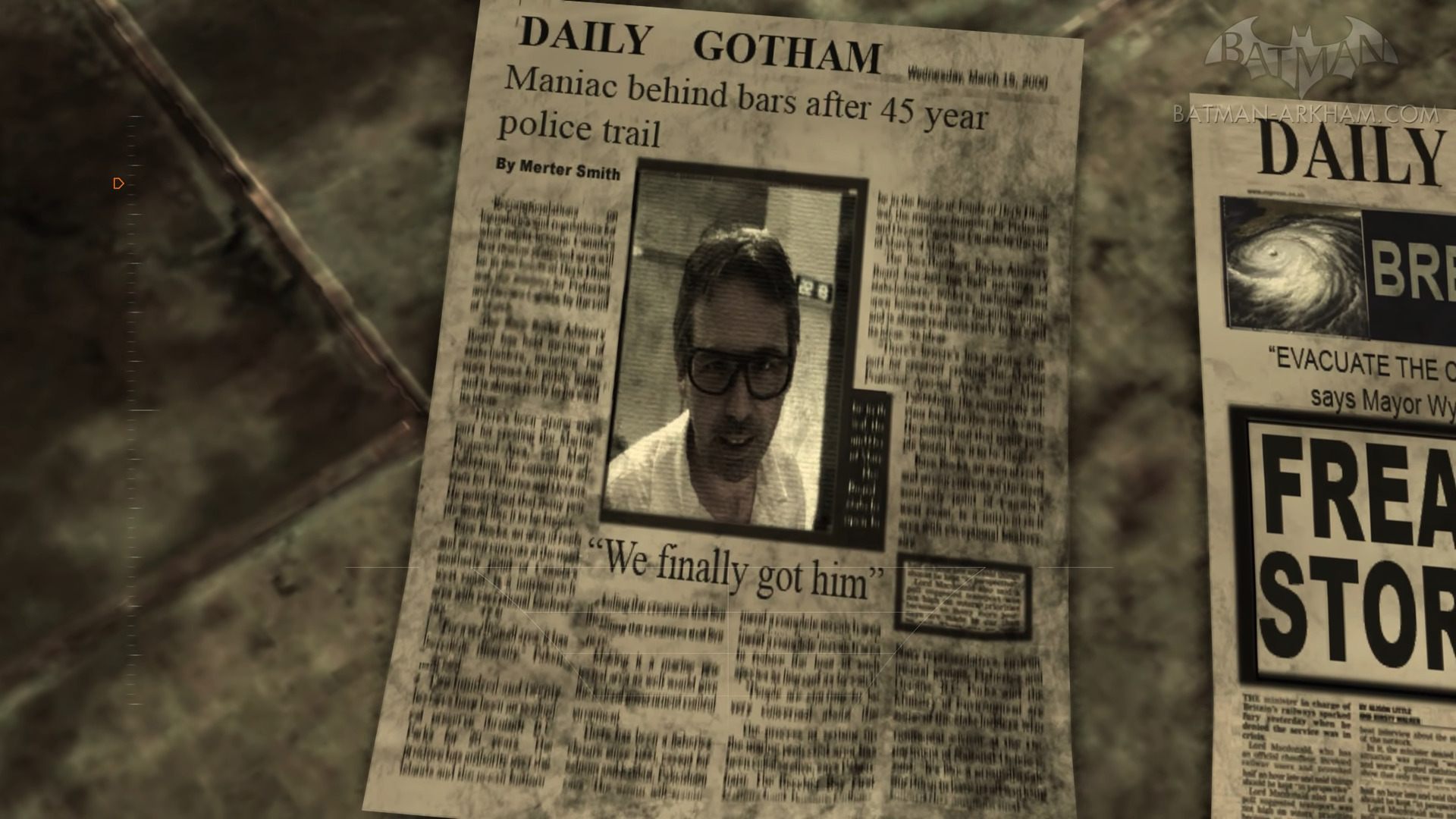 Batman: Arkham Asylum Easter Egg