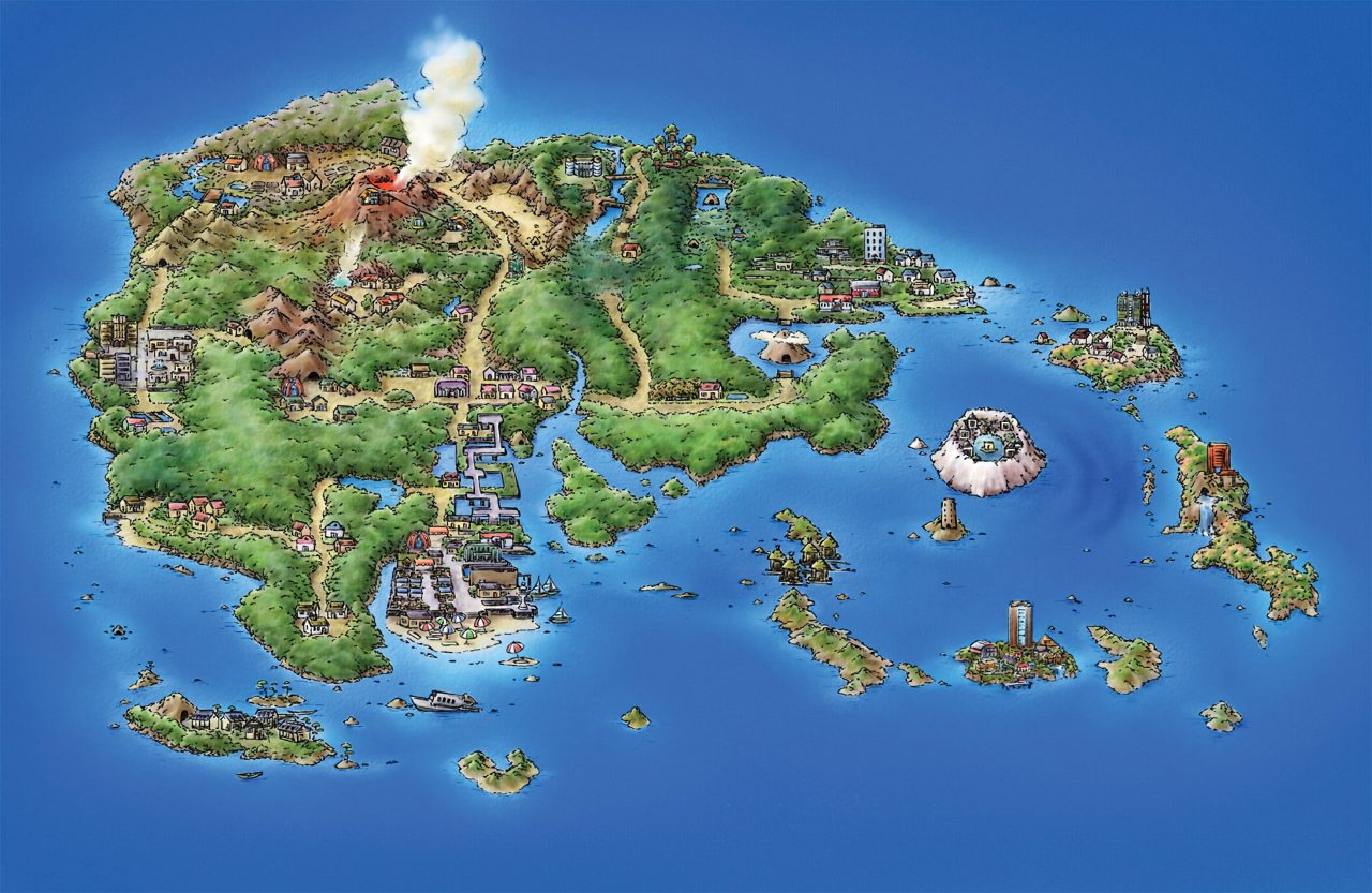 Hoen Pokemon Map