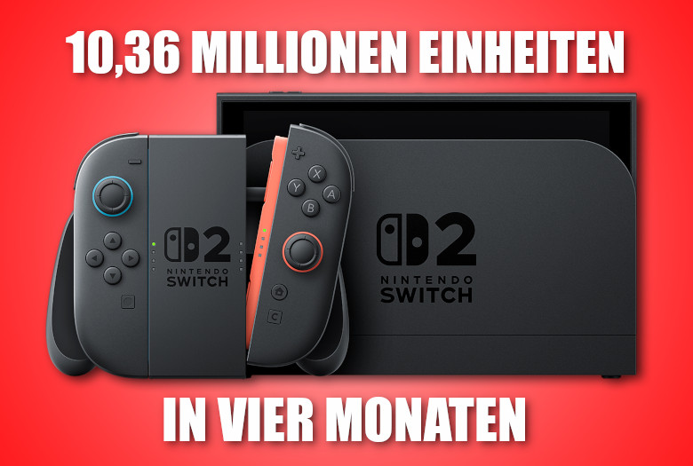10,36 Millionen Verkäufe: Switch 2 überholt Original-Switch in Rekordzeit Switch 2 Verkäufe 2025