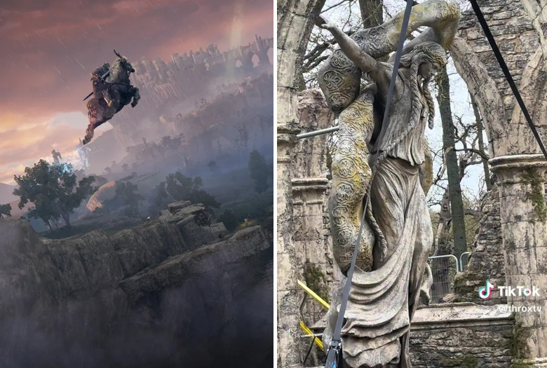 Elden Ring auf der Leinwand: Erster Einblick in angebliche Verfilmung Elden Ring Film Set Leak