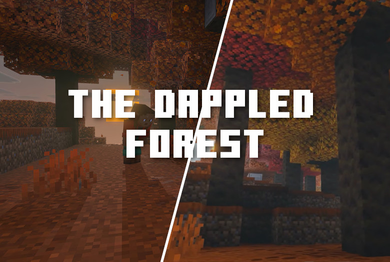 Minecraft Chaos Cubed Update bringt Schwefelhöhlen und Herbstwald-Biom Minecraft Dappled Forest Biom