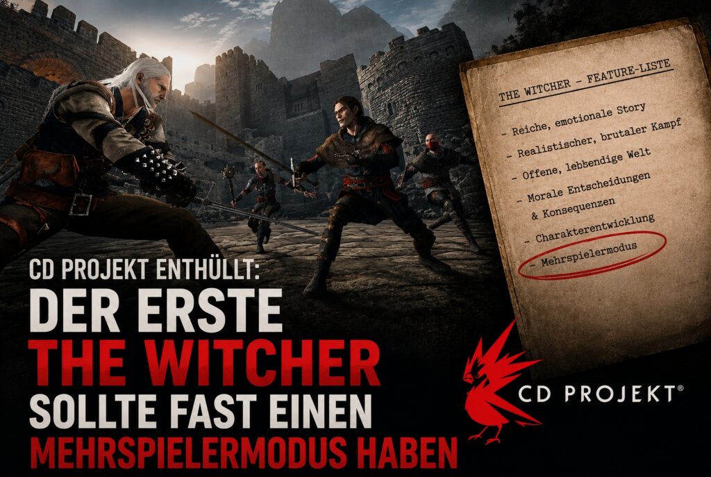 Alte Dokumente enthüllen: The Witcher sollte einen Multiplayer erhalten The Witcher Multispieler Modus