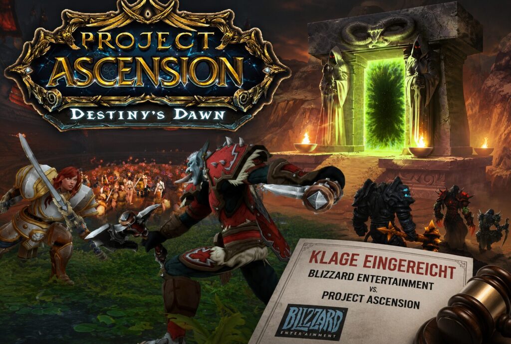 Blizzard verklagt Project Ascension: Neuer Schlag gegen private WoW-Server project ascesion wow server