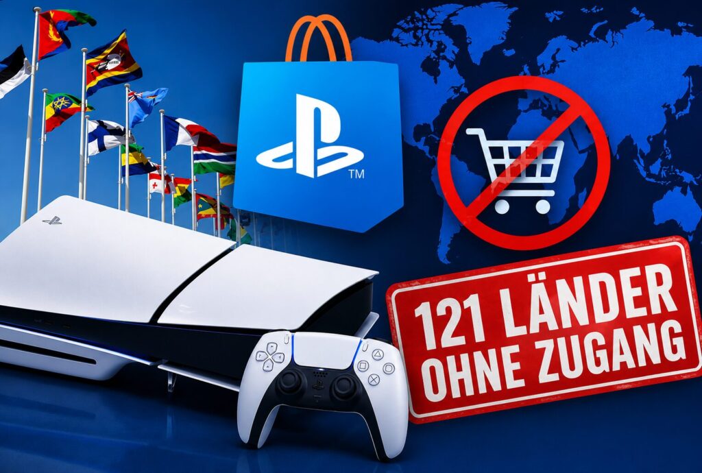 PS6 ohne Disc-Laufwerk: In 121 Ländern wäre kein offizieller Spielekauf möglich PS6 Store in 121 Ländern nicht offiziell nutzbar