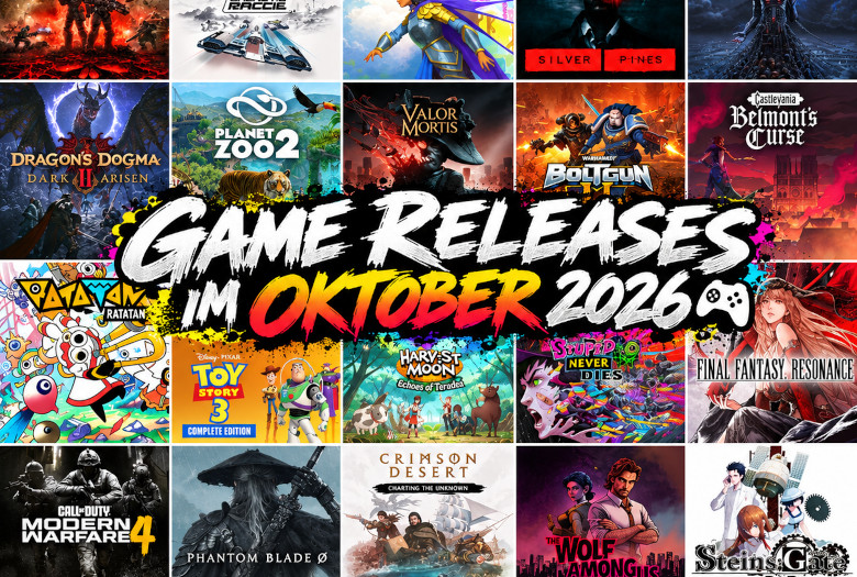 Spiele-Releases im Oktober 2026: Diese Games erscheinen diesen Monat Game Releases Oktober 2026